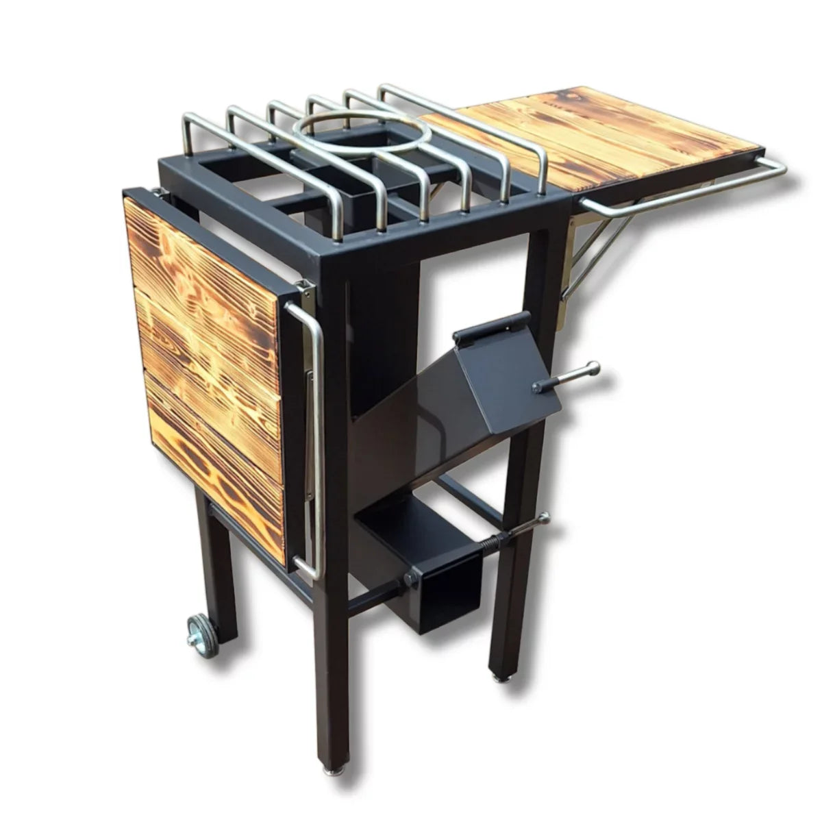Steel Rocket Stove Station