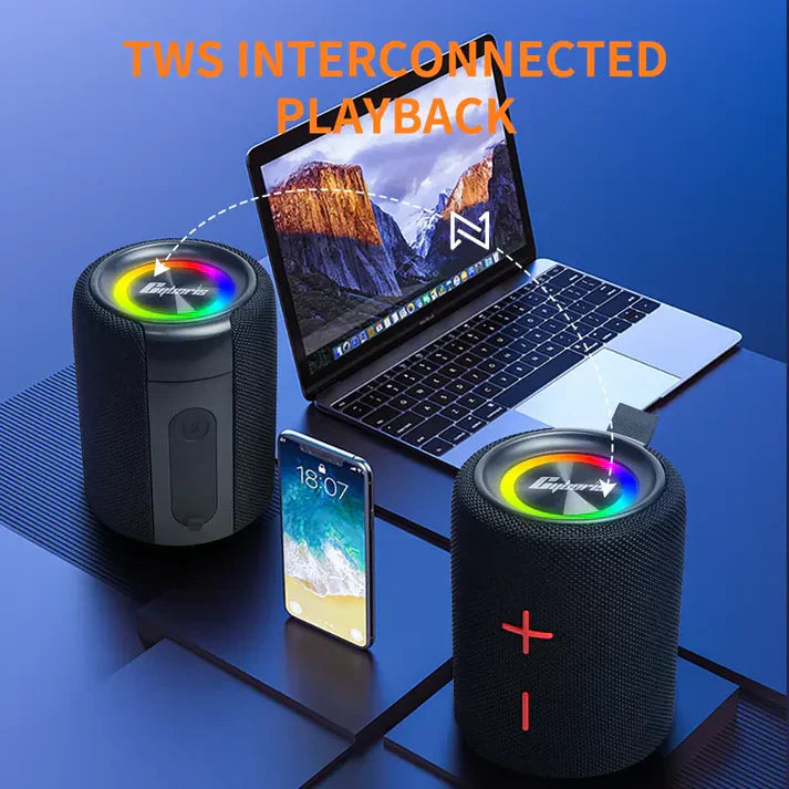 40W Magnetic 2-in-1 Bluetooth Speaker: IPX6 Waterproof & 24H Playtime 🔊🧲